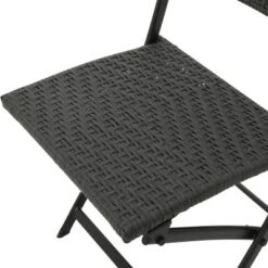 El Paso Set Of 2 Wicker Patio Folding Chairs: Weather-Resistant, UV-Protected - Christopher Knight Home -VIDAXL Sale Store GUEST 008cc00e bac5 4627 aa7d f1c081930440