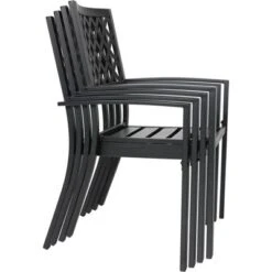 7PC Metal Patio Dining Set With Rectangular Expandable Table & 6 Chairs - Captiva Designs -VIDAXL Sale Store GUEST 07e79fd1 84d8 4f2d 9ebd 3886460834a8