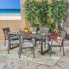 Christopher Knight Home Garner Outdoor Acacia Wood And Wicker 7 Piece Dining Set With Cushion -VIDAXL Sale Store GUEST 08d3d381 cefa 4a08 9eae 5dd81bc159d2