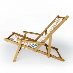 June Journal Autumn Leaves Sling Chair - Deny Designs