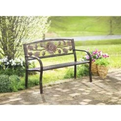 Evergreen Sunflower Bench -VIDAXL Sale Store GUEST 0ae19ecb 26e1 40ba bd78 779ac5e63f90