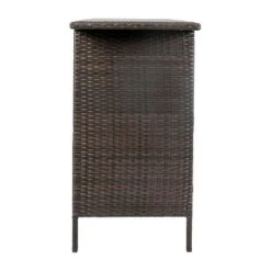 Emma And Oliver Wicker Rattan Counter Height Bar Table For Indoor/Outdoor Use With Inner Shelf And Bar Top -VIDAXL Sale Store GUEST 0b0e4cf7 17ff 4812 853a 6849f1b9e3b4
