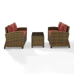 Bradenton 3pc Outdoor Wicker Seating Set - Crosley -VIDAXL Sale Store GUEST 0b27a12a 835f 4c36 8ce1 01197a8c508e