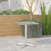 Emma And Oliver 23.5" Square Aluminum Indoor-Outdoor Table -VIDAXL Sale Store GUEST 0b2c71af ff68 4375 bebf 39f4fbe31cb9