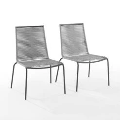 Fenton 2pk Outdoor Wicker Stackable Chairs - Gray - Crosley 13 Fenton 2pk Outdoor Wicker Stackable Chairs - Gray - Crosley -VIDAXL Sale Store GUEST 0c78f62d adfe 45d5 a808 a6f4e901e89f