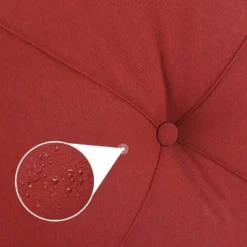 7pc Patio Dining Set With Rectangular Table With Umbrella Hole & Spring Motion Chairs - Burgundy - Captiva Designs -VIDAXL Sale Store GUEST 0cec6caf aacf 4f5b 8d1f c98af1896b1c