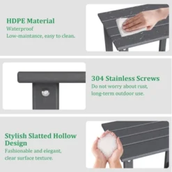 Decksplore Outdoor HDPE Adirondack Side Table -VIDAXL Sale Store GUEST 0db510e3 0871 4f1d 9d77 6bcb2312c0eb