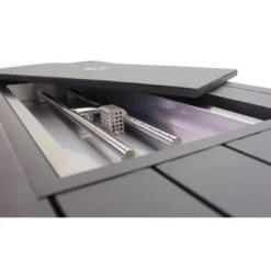 Courtyard Casual Santa Fe 5 Pc Rectangle Fire Pit Set With Wicker Spring Chairs Includes One Rectangle Fire Pit And Four Wicker Spring Chairs -VIDAXL Sale Store GUEST 0f48680c 6ac7 478e 85b0 1381dba4e93a