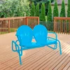 Northlight 2-Person Outdoor Retro Metal Tulip Double Glider Patio Chair, Turquoise Blue 18 Northlight 2-Person Outdoor Retro Metal Tulip Double Glider Patio Chair, Turquoise Blue -VIDAXL Sale Store GUEST 0fa43634 5467 4f9c ae11 abe5cedc4033