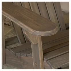 Hayle Reclining Wood Adirondack Chair With Footrest - Gray - Christopher Knight Home -VIDAXL Sale Store GUEST 0fd9bb12 51a5 452c acc8 981f51a3f5e5
