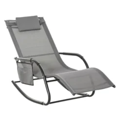 Outsunny Outdoor Rocking Recliner, Sling Sun Lounger With Removable Headrest And Side Pocket For Garden, Patio And Dec 19 Outsunny Outdoor Rocking Recliner, Sling Sun Lounger With Removable Headrest And Side Pocket For Garden, Patio And Dec -VIDAXL Sale Store GUEST 10c1fb73 3679 403a 82dd 52a7e3d1654f