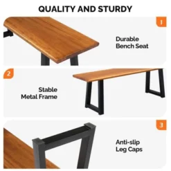 Karl Home | Patio Poplar Wooden Bench -VIDAXL Sale Store GUEST 11a8cbcf 94d3 4acf bad8 fbaca67990ba