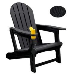 Vulcan Adirondack Chair - HDPE Weather Resistant, No Tools And Hardware Required 5-Minute Assembly, Patio, Firepit Or Lawn Chairs, Black 17 Vulcan Adirondack Chair - HDPE Weather Resistant, No Tools And Hardware Required 5-Minute Assembly, Patio, Firepit Or Lawn Chairs, Black -VIDAXL Sale Store GUEST 126ccaef 24c4 419e b372 487036c6f748
