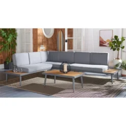 Guthrie Corner Living Set - Indoor/Outdoor - PAT7724 - Safavieh