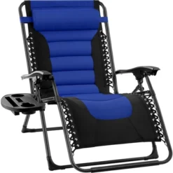 Best Choice Products Oversized Padded Zero Gravity Chair, Folding Outdoor Patio Recliner W/ Headrest, Side Tray -VIDAXL Sale Store GUEST 1594344f 0492 42c0 b761 4bedc1e21e71