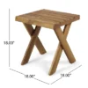 NicBex 18" Square Outdoor Side End Table,Patio Small End Table With Cross Base,Rustic Accent Table For Backyard And Deck 8 NicBex 18" Square Outdoor Side End Table,Patio Small End Table With Cross Base,Rustic Accent Table For Backyard And Deck -VIDAXL Sale Store GUEST 16c11b05 49a9 44aa b0fd c884b000084d