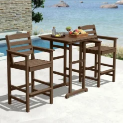 Hyleory 3-Piece HDPE Outdoor Patio Bar Set With Bar Stools -VIDAXL Sale Store GUEST 17d9fcaf 9289 414f 877a ffbbea02811d