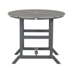 Outsunny Outdoor Dining Table For 4 People, Round Patio Table With Umbrella Hole And Aluminum Frame -VIDAXL Sale Store GUEST 19a44de2 b42e 4334 b1a4 4cb434270731