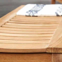 Chester Outdoor Teak Wood Backless Bench - Cambridge Casual -VIDAXL Sale Store GUEST 19cbee68 0ef6 4485 a105 b3c6dc2a7e05