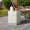 LuxenHome Outdoor Side Table, 18" Off White With Speckled Gray Square Cement Patio Table, End Table For Garden, Outdoor Coffee Table Off-White 13 LuxenHome Outdoor Side Table, 18" Off White With Speckled Gray Square Cement Patio Table, End Table For Garden, Outdoor Coffee Table Off-White -VIDAXL Sale Store GUEST 1a51cd08 609b 4c9f b132 94adb1b3178e