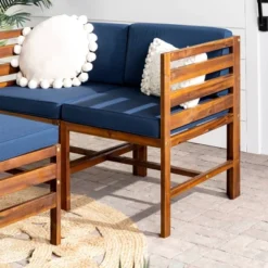 3pc Modular Acacia Wood Patio Chat Set With Cushions - Saracina Home 25 3pc Modular Acacia Wood Patio Chat Set With Cushions - Saracina Home -VIDAXL Sale Store GUEST 1a5bb53a 58b4 4f1d b498 ce2291ee09be