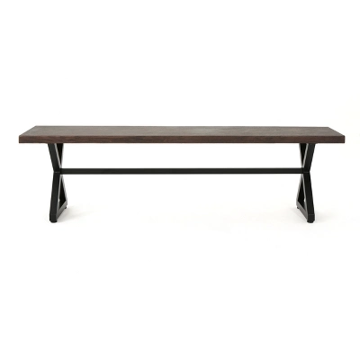 Christopher Knight Home Rolando Outdoor 63" Aluminum Dining Bench 1 Christopher Knight Home Rolando Outdoor 63" Aluminum Dining Bench