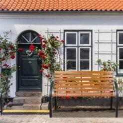 Karl Home|48 In. Metal And Wood Outdoor Bench -VIDAXL Sale Store GUEST 1a9944e9 bf50 413b 83aa 96c9319c8c55