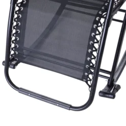 Outsunny Zero Gravity Reclining Rocking Chair, Lounge Rocker, Folding, Pillow, Side Tray, Cup And Phone Holder -VIDAXL Sale Store GUEST 1aa7c591 254c 4790 afc0 103ddb3f9766