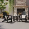 WestinTrends Highland 3-Piece Outdoor Patio HDPE Adirondack Chair With Cup Holder And Table Set -VIDAXL Sale Store GUEST 1e017fa4 16cf 4b17 af94 95d09dc0e3bc