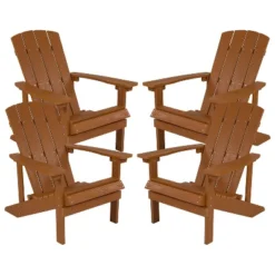 Flash Furniture Set Of 4 Charlestown All-Weather Poly Resin Wood Adirondack Chairs 28 Flash Furniture Set Of 4 Charlestown All-Weather Poly Resin Wood Adirondack Chairs -VIDAXL Sale Store GUEST 1fee2ddb 20f0 4a6a 8494 210d4b1e0ab8