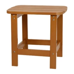 Emma And Oliver Indoor/Outdoor Polyresin Adirondack Side Table For Porch, Patio, Or Sunroom -VIDAXL Sale Store GUEST 2211e486 741a 4f73 8575 2fc86eb7d1ea 2