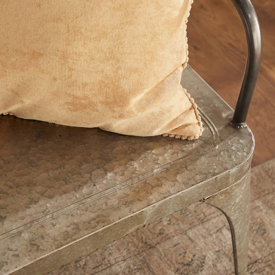 Metal Garden Bench - Olivia & May 6 Metal Garden Bench - Olivia & May - Image 6