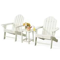 Costway 3PCS Patio Adirondack Chair & Side Table Set Weather Resistant W/ Cup Holder 9 Costway 3PCS Patio Adirondack Chair & Side Table Set Weather Resistant W/ Cup Holder -VIDAXL Sale Store GUEST 267378c4 96b0 4a11 9f62 df49a73e0743
