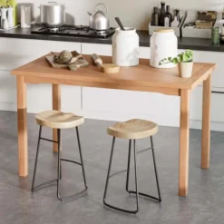 Costway Patio Rectangle Dining Table Teak Wood Spacious Slatted Tabletop Outdoor Up To 6 -VIDAXL Sale Store GUEST 2727029b 7bfe 4349 b806 11c9adb12c1f