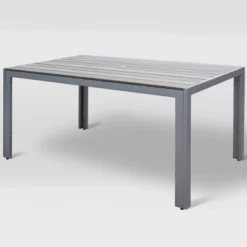 Gallant 7pc Rectangle Metal Patio Dining Set - Sun Bleached Gray - CorLiving 6 Gallant 7pc Rectangle Metal Patio Dining Set - Sun Bleached Gray - CorLiving -VIDAXL Sale Store GUEST 287e3aaa 1b08 438d bcea b03fc34a0e49