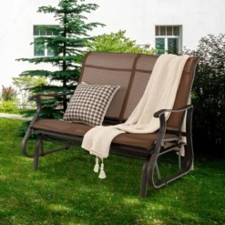 Costway 2-Person Patio Swing Glider Bench Loveseat Rocking Chair High Back Deck -VIDAXL Sale Store GUEST 2bfd0fcb fccb 4672 b07d 33e5ecb924d2