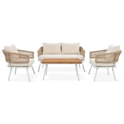 GlasFlength Patio Seating Sets, Transform Outdoor Space With Comfort And Relax In Style, Premium Outdoor Lounge Sets, Beige, 51.2"*27.8"*28" -VIDAXL Sale Store GUEST 2c78ed0c fd77 41bf 9fe4 7e92464f36de