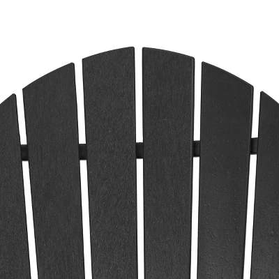 5pk Plastic Resin Adirondack Chair With Side Table & Ottoman - EDYO LIVING 12 5pk Plastic Resin Adirondack Chair With Side Table & Ottoman - EDYO LIVING - Image 12