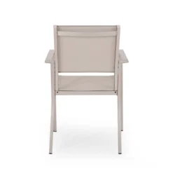 Otero 6pc Outdoor Aluminum Dining Set - Natural/Gray/Silver - Christopher Knight Home -VIDAXL Sale Store GUEST 2f7d9acf fb44 4cba a414 ce9f389739c2