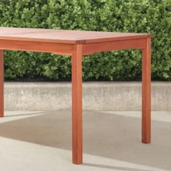 Azen Dylan Rectangular Coastal Eucalyptus Hardwood Patio Dining Table Red Brown 9 Azen Dylan Rectangular Coastal Eucalyptus Hardwood Patio Dining Table Red Brown -VIDAXL Sale Store GUEST 2ffa7f23 8168 4a0e 882e c9b27143fc01