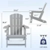 FONTOI Patio Accent Chair, Folding Adirondack Chair With Handles, Backyard Chair For Travel Camp Garden Beach 13 FONTOI Patio Accent Chair, Folding Adirondack Chair With Handles, Backyard Chair For Travel Camp Garden Beach -VIDAXL Sale Store GUEST 306a890b 57d9 4443 bf67 ce575a4830a0