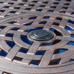 Alfresco 3pc Cast Aluminum Patio Bar Set Bronze - Christopher Knight Home -VIDAXL Sale Store GUEST 316ec0c1 db76 42a3 a07f 05712ceaf207