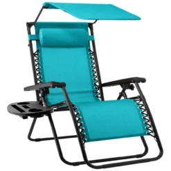Best Choice Products Folding Zero Gravity Recliner Patio Lounge Chair W/ Canopy Shade, Headrest, Tray -VIDAXL Sale Store GUEST 328a29b0 70ef 45bb b718 1474b2573742