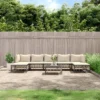 VidaXL 8 Piece Patio Lounge Set In Anthracite Poly Rattan - Outdoor Furniture With Cushions, Comfortable Seating, Sturdy Table, And Modular Design -VIDAXL Sale Store GUEST 3637ba33 3ef9 4751 9549 c656a004bd03