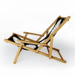 Colour Poems Retro Daisy II Outdoor Sling Chair - Deny Designs