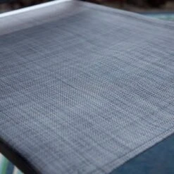 5pc Patio Set With Square Steel Table & Lightweight Aluminum Frame Sling Chairs - Captiva Designs -VIDAXL Sale Store GUEST 37200842 88b9 48d8 900d 37fc15b730bd