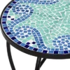Teal Island Designs Black Round Outdoor Accent Side Tables 14" Wide Set Of 2 Blue Wave Mosaic Tabletop Front Porch Patio Home House 23 Teal Island Designs Black Round Outdoor Accent Side Tables 14" Wide Set Of 2 Blue Wave Mosaic Tabletop Front Porch Patio Home House -VIDAXL Sale Store GUEST 384af657 1db3 477b 89e2 29e3c56f3093