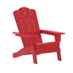 Emma And Oliver Set Of 4 Adirondack Chairs With Cup Holders, Weather Resistant HDPE Adirondack Chairs -VIDAXL Sale Store GUEST 39b22a30 7461 4550 8dfc 9115c15d58e7