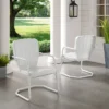 Ridgeland 2pk Outdoor Chairs - White - Crosley -VIDAXL Sale Store GUEST 3b3ed8e9 5b6f 4f2b 992a 2bb10e44bbf9