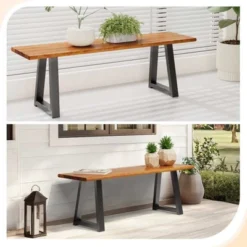 Karl Home | Patio Poplar Wooden Bench -VIDAXL Sale Store GUEST 3cbcd8fe b18e 4a32 a0df 078b27f3d405